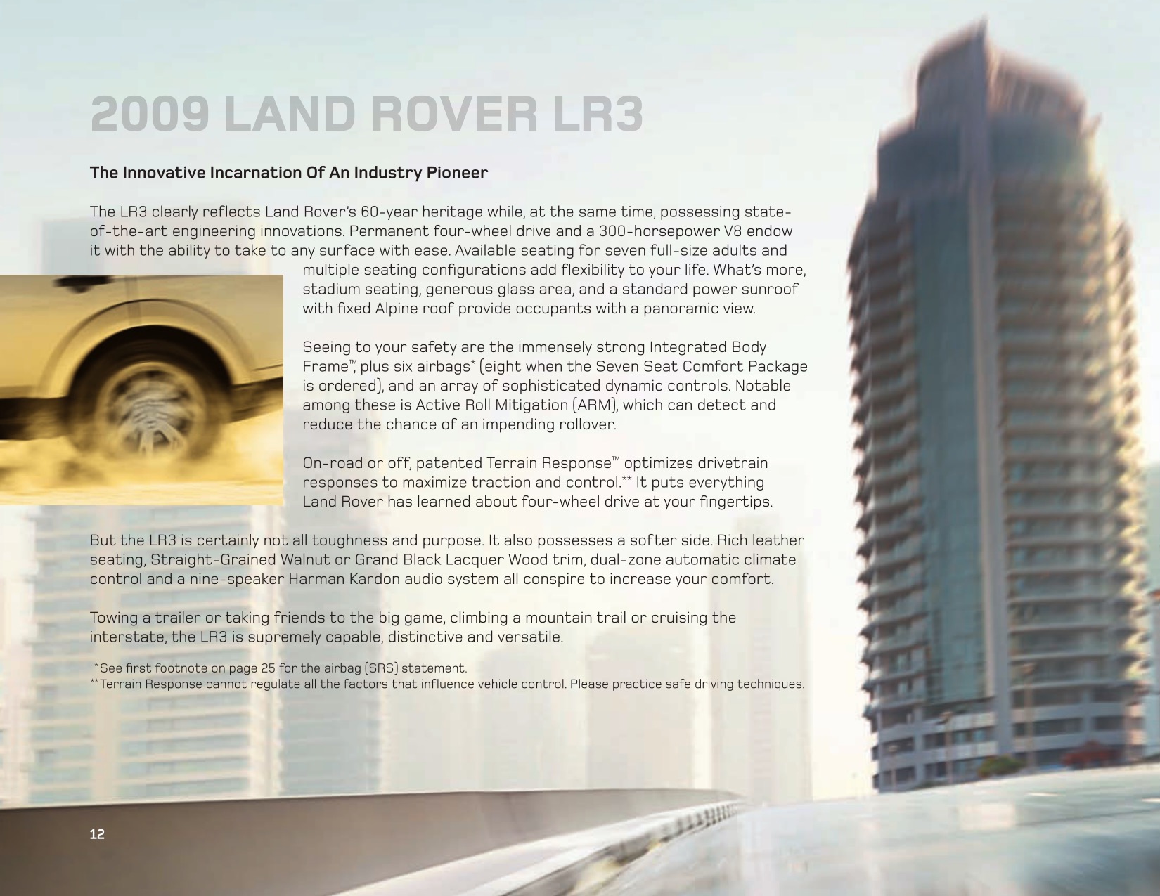 2009 Land Rover Brochure Page 31